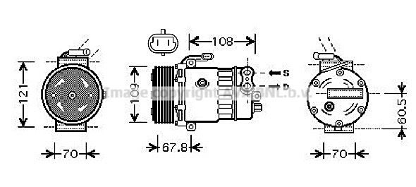 AVA QUALITY COOLING Kompressor,kliimaseade OLK139